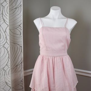 Pink Seersucker Dress